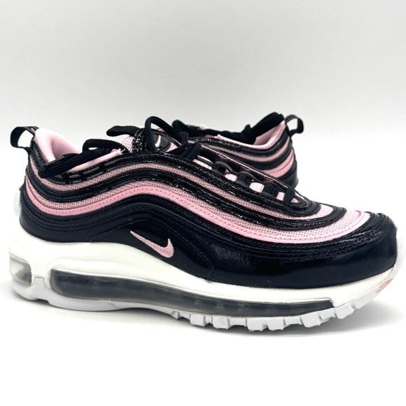 Women's Nike Air Max 97 - Med Soft Pink/ Black Platinum - Picture 1 of 9